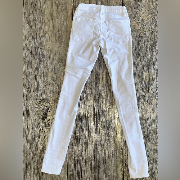Frame Denim Le Skinny De Jeanne White Destressed Ripped Jeans S24 | Retail $208 - Picture 3 of 4
